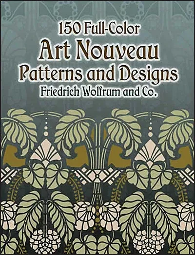 150-full-color-art-nouveau-patterns-designs 150 FULL-COLOR ART NOUVEAU PATTERNS AND DESIGNS