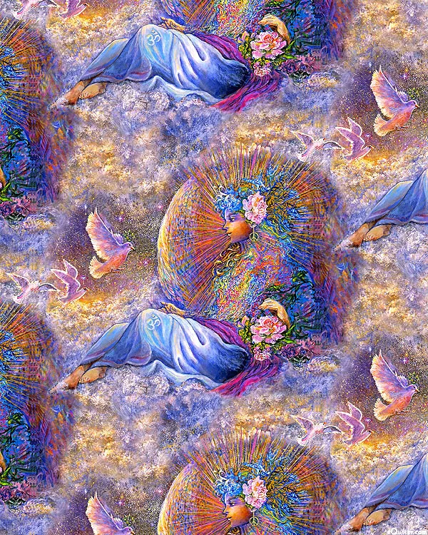 3-wishes-fabric-angel-peace-serenity-heather-mist 3 Wishes Fabric Angel Of Peace - Serenity - Heather Mist
