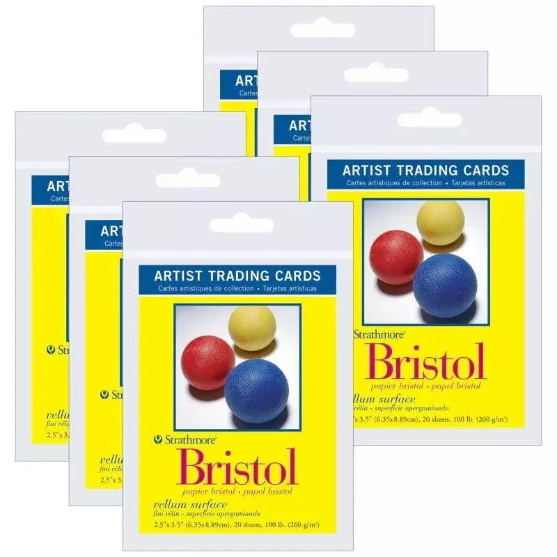 300-series-artist-trading-cards-bristol-pack-vellum-finish-2-5x3-5-i 300 Series Artist Trading Cards Bristol Pack, Vellum Finish, 2.5x3.5 i