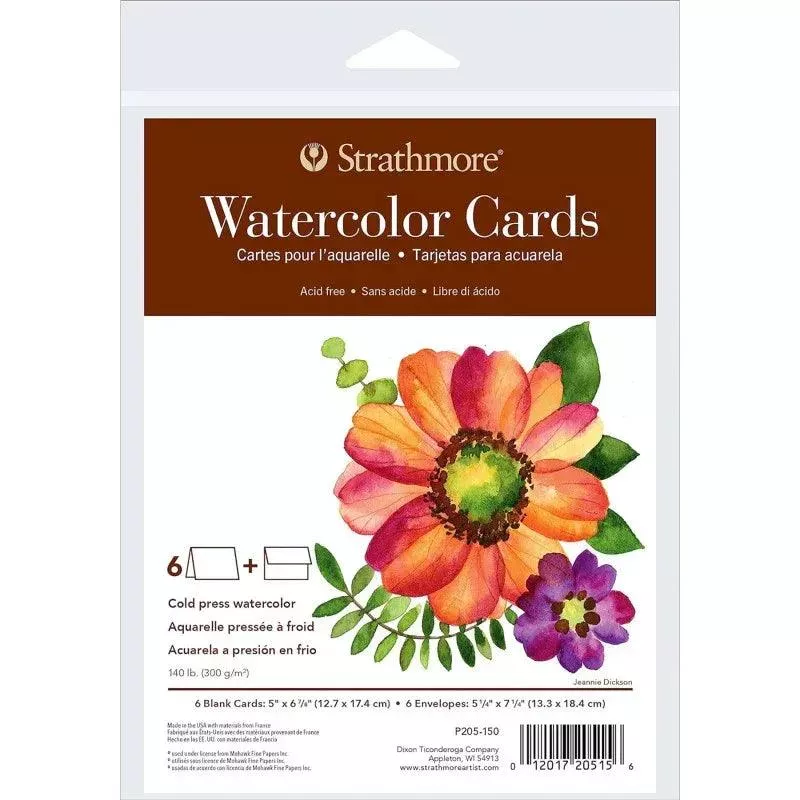 400-series-watercolor-cards-amp-envelopes-full-size-5x6-875-inch-6-pa 400 Series Watercolor Cards & Envelopes, Full Size, 5x6.875 inch, 6 Pa