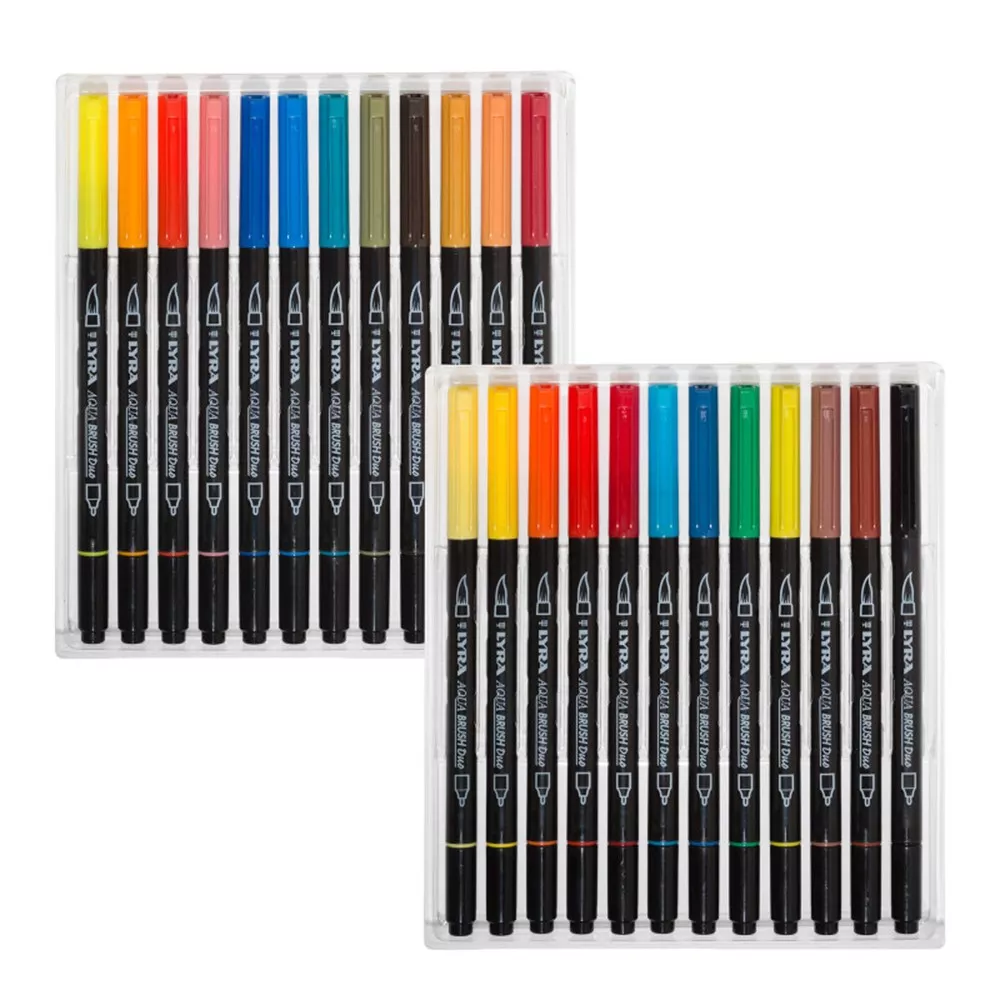 aqua-brush-duo-art-markers-24-colors Aqua Brush Duo Art Markers, 24 Colors