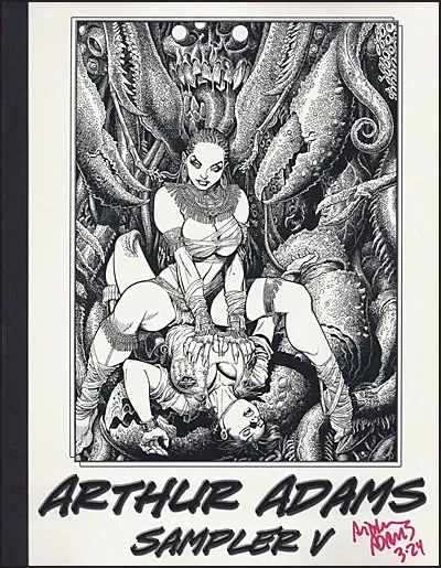 ARTHUR ADAMS SAMPLER V Signed