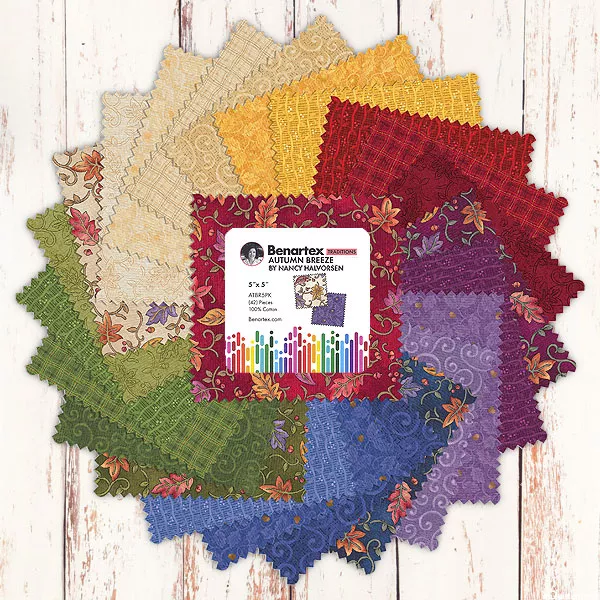 benartex-fabrics-autumn-breeze-5-squares Benartex Fabrics Autumn Breeze - 5" Squares