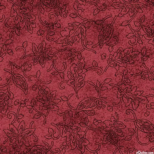 benartex-fabrics-autumn-breeze-drifting-silhouette-wine-red Benartex Fabrics Autumn Breeze - Drifting Silhouette - Wine Red