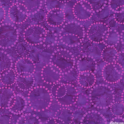 benartex-fabrics-bali-effects-circle-dots-royal-purple Benartex Fabrics Bali Effects - Circle Dots - Royal Purple