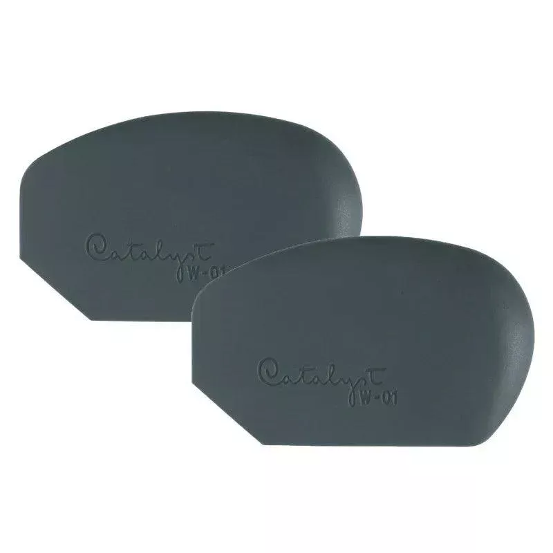 Catalyst Tool Wedge, Silicone, Mixed Media Paintbrush, Gray, Size 1, P