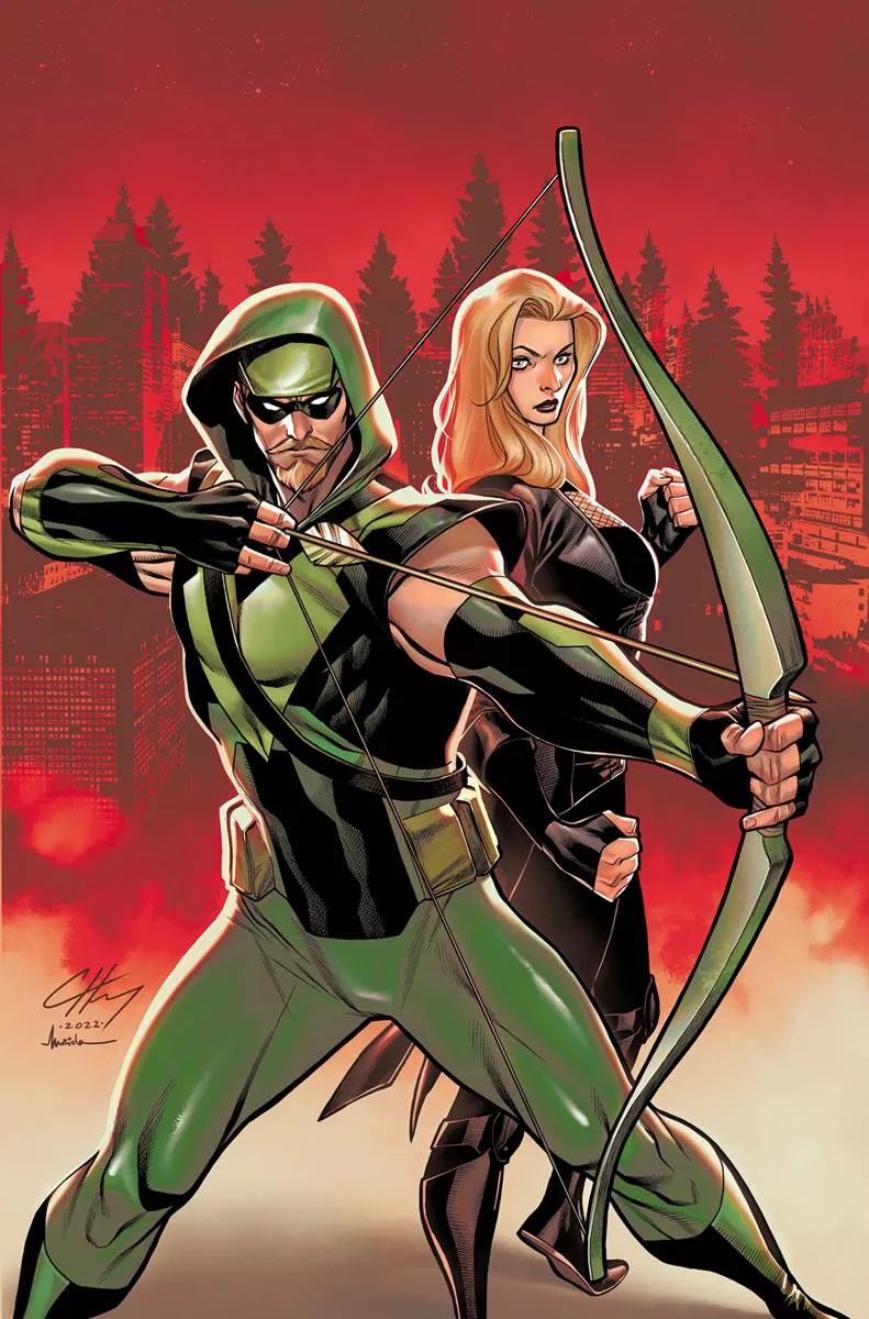 Dark Crisis Worlds Without Jl Green Arrow #1 Cover A Henry