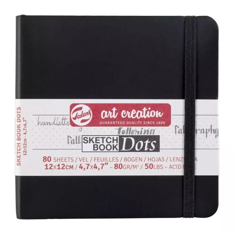 Dotted Sketchbook, 80 Sheets, 50lbs, 4.7" x 4.7"