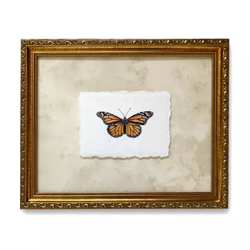 "Emerge" Monarch Butterfly Painting 5x7