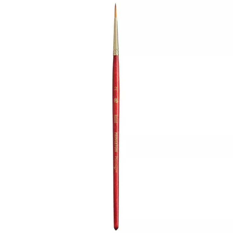Heritage Round Brush, Synthetic Bristles, Short Handle Watercolor Pain