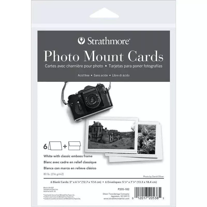 photo-mount-cards-amp-envelopes-classic-embossed-border-full-size-5x6 Photo Mount Cards & Envelopes, Classic Embossed Border, Full Size, 5x6