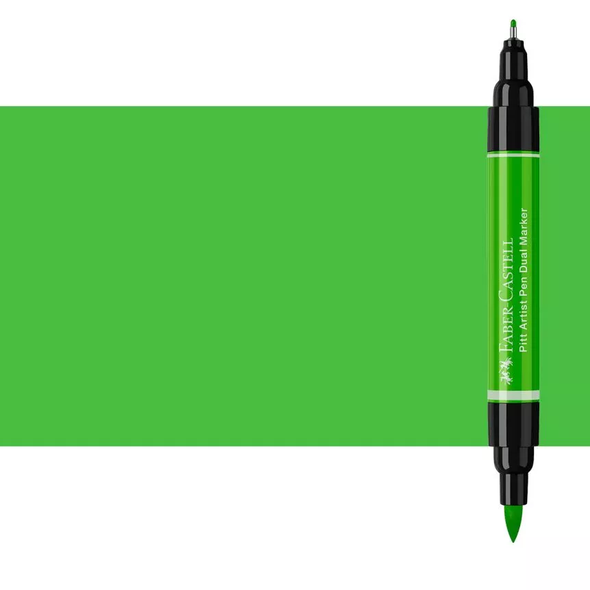Pitt Artist Pen Dual Tip Marker, Leaf Green