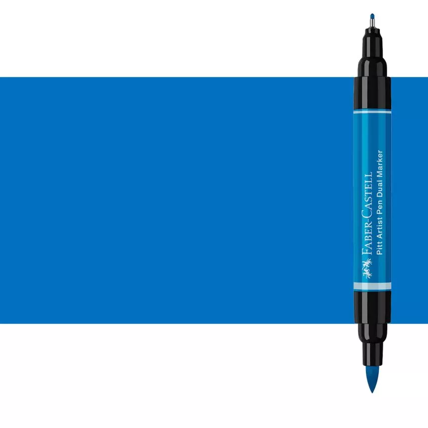 pitt-artist-pen-dual-tip-marker-phthalo-blue Pitt Artist Pen Dual Tip Marker, Phthalo Blue