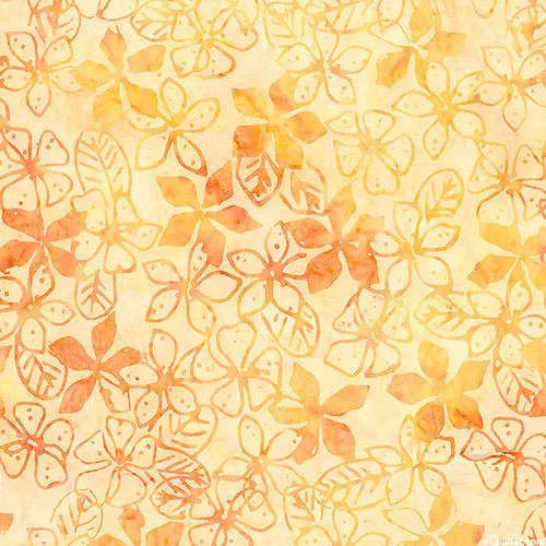 riley-blake-designs-new-day-garden-blossoms-batik-butter-yellow Riley Blake Designs A New Day - Garden Blossoms Batik - Butter Yellow