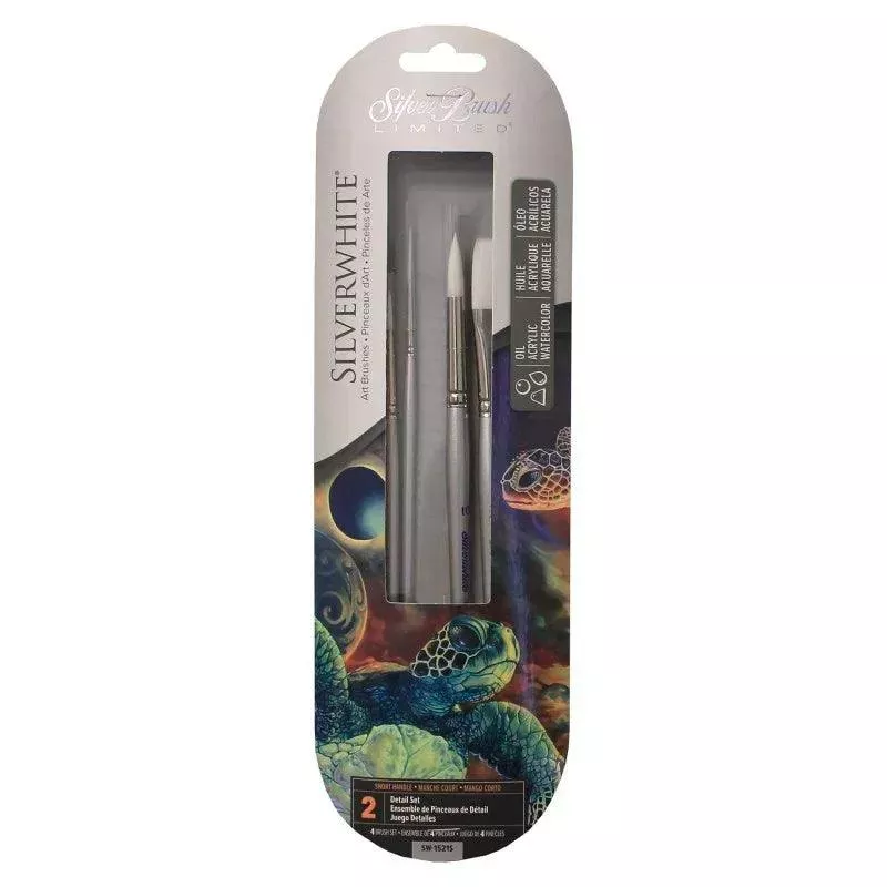 silverwhite-amp-reg-short-handle-better-4-piece-w-c-brush-set Silverwhite® Short Handle BETTER 4-Piece W/C Brush Set