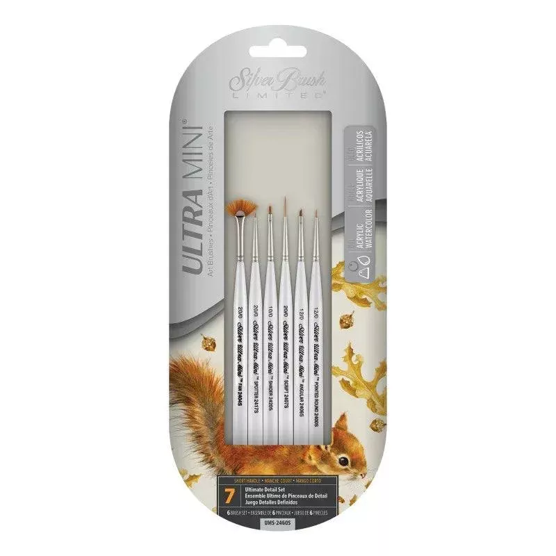 ultra-mini-amp-reg-basic-miniature-detail-6-brushes Ultra Mini® Basic Miniature Detail, 6 Brushes