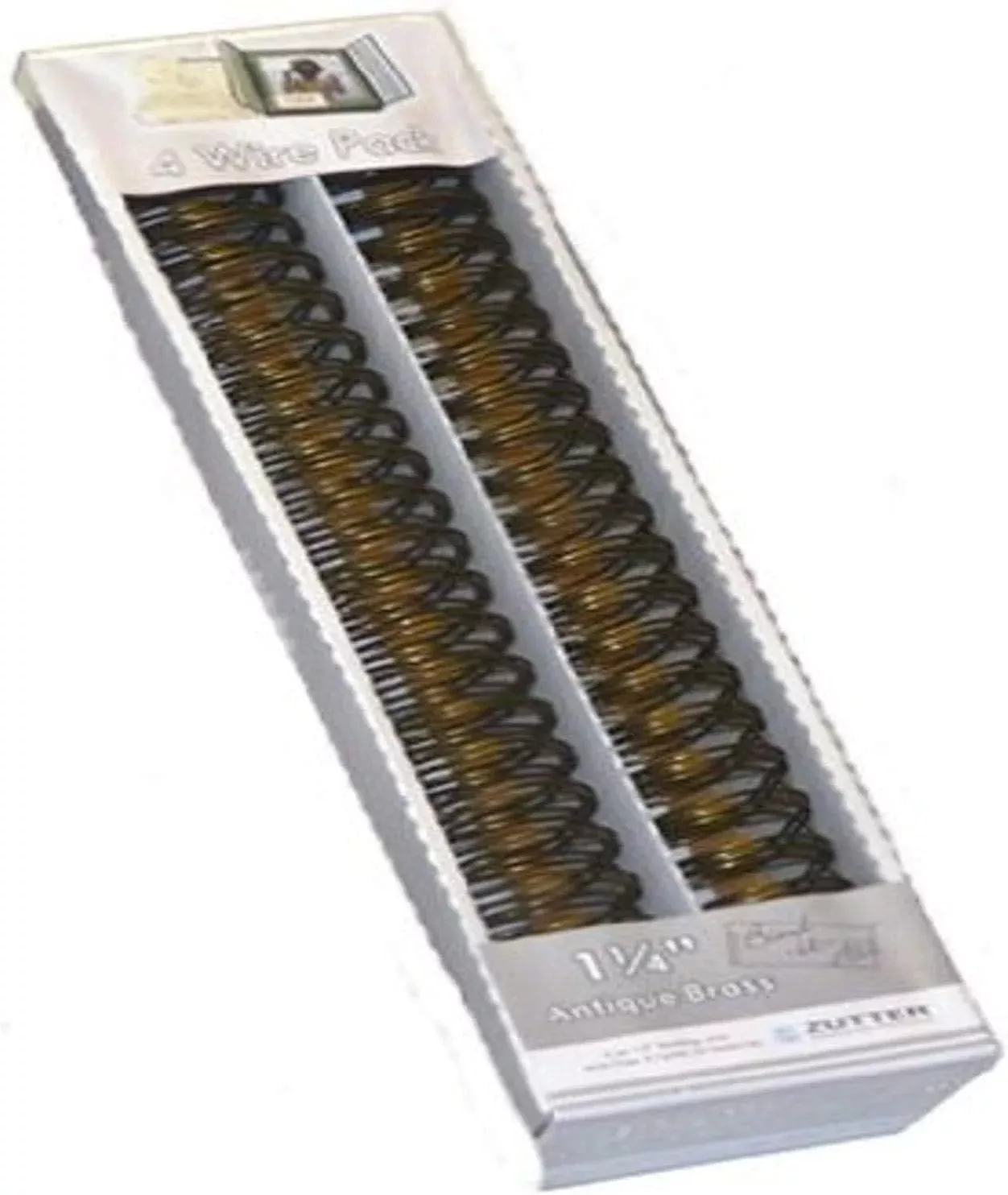 Zutter Innovative Products Bind-It-All OWire 1.25" 4/Pkg - Antique Bra
